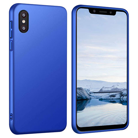 Xiaomi Mi 8 Pro Global Version用ハードケース プラスチック 質感もマット M03 Xiaomi ネイビー