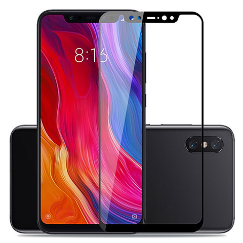 Xiaomi Mi 8 Pro Global Version用強化ガラス フル液晶保護フィルム Xiaomi ブラック