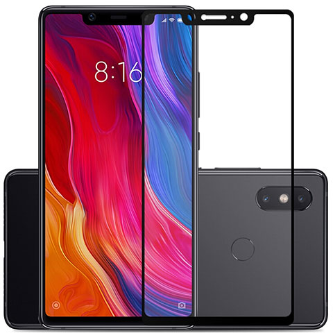 Xiaomi Mi 8 SE用強化ガラス フル液晶保護フィルム F02 Xiaomi ブラック