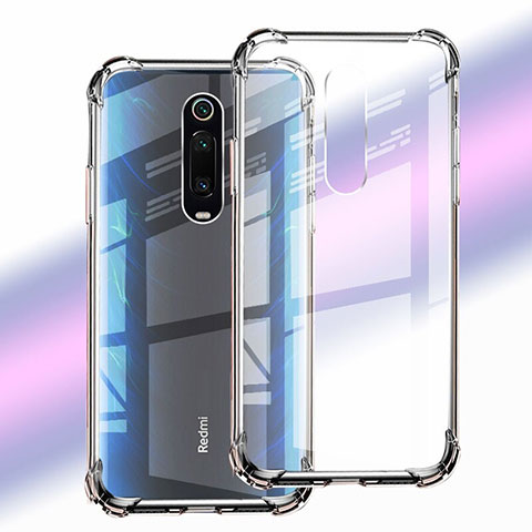 Xiaomi Mi 9T用極薄ソフトケース シリコンケース 耐衝撃 全面保護 クリア透明 K02 Xiaomi クリア