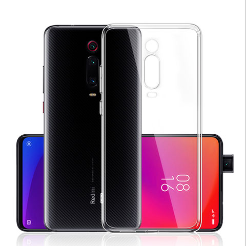 Xiaomi Mi 9T用極薄ソフトケース シリコンケース 耐衝撃 全面保護 クリア透明 T03 Xiaomi クリア