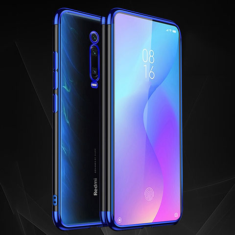 Xiaomi Mi 9T Pro用極薄ソフトケース シリコンケース 耐衝撃 全面保護 クリア透明 S01 Xiaomi ネイビー