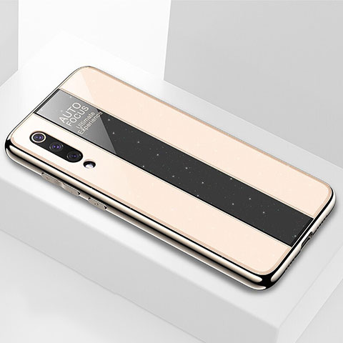 Xiaomi Mi A3 Lite用ハイブリットバンパーケース プラスチック 鏡面 カバー M02 Xiaomi ゴールド