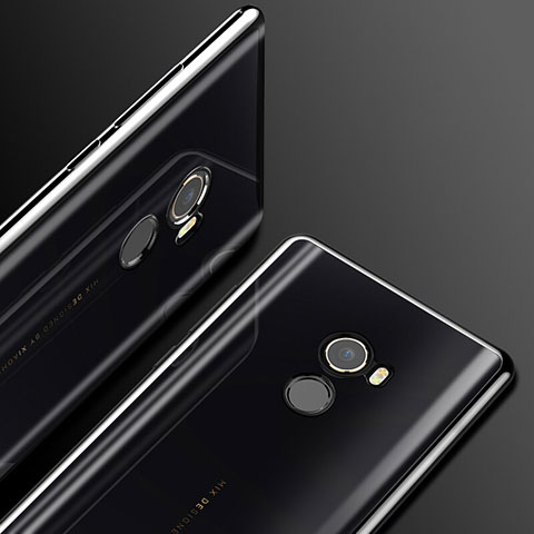 Xiaomi Mi Mix 2用極薄ソフトケース シリコンケース 耐衝撃 全面保護 クリア透明 Xiaomi クリア