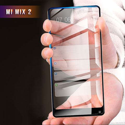 Xiaomi Mi Mix 2用強化ガラス フル液晶保護フィルム F04 Xiaomi ブラック