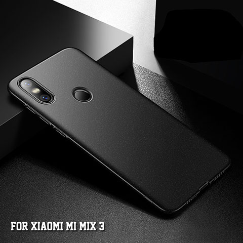 Xiaomi Mi Mix 3用ハードケース プラスチック 質感もマット M05 Xiaomi ブラック