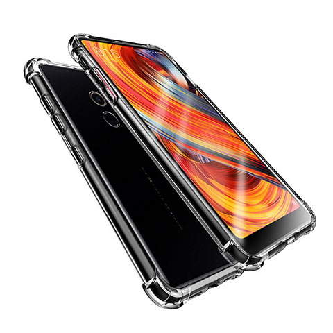 Xiaomi Mi Mix Evo用極薄ソフトケース シリコンケース 耐衝撃 全面保護 クリア透明 T08 Xiaomi クリア