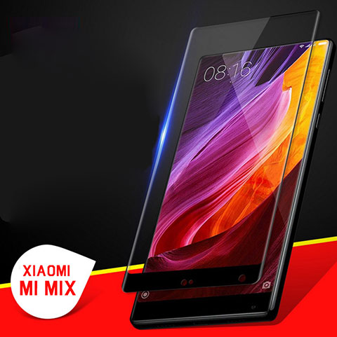 Xiaomi Mi Mix用強化ガラス フル液晶保護フィルム F02 Xiaomi ブラック