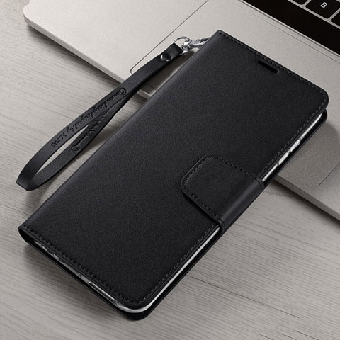Xiaomi Mi Note 10用手帳型 レザーケース スタンド カバー T15 Xiaomi ブラック