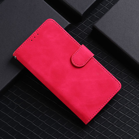 Xiaomi Mi Note 10 Lite用手帳型 レザーケース スタンド カバー L03Z Xiaomi ローズレッド