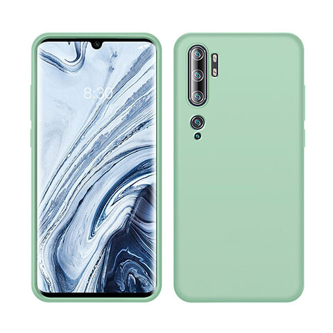 Xiaomi Mi Note 10 Pro用360度 フルカバー極薄ソフトケース シリコンケース 耐衝撃 全面保護 バンパー C08 Xiaomi グリーン