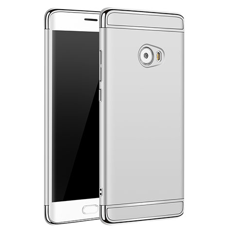 Xiaomi Mi Note 2用ケース 高級感 手触り良い メタル兼プラスチック バンパー Xiaomi シルバー