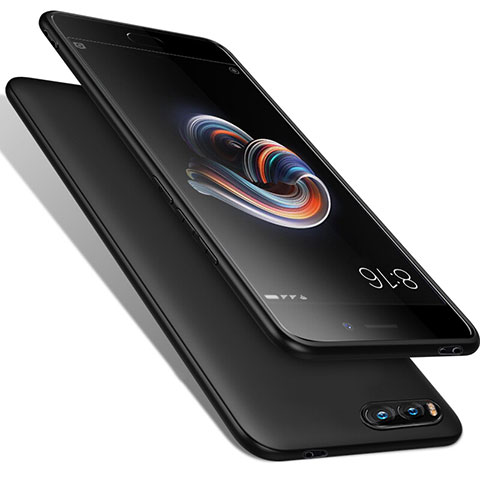 Xiaomi Mi Note 3用シリコンケース ソフトタッチラバー Xiaomi ブラック