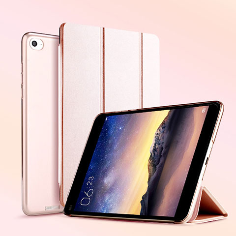 Xiaomi Mi Pad 2用手帳型 レザーケース スタンド L04 Xiaomi ローズゴールド