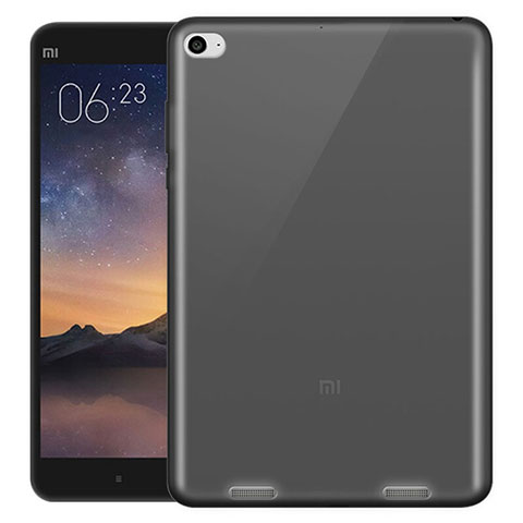 Xiaomi Mi Pad 3用極薄ソフトケース シリコンケース 耐衝撃 全面保護 クリア透明 Xiaomi グレー