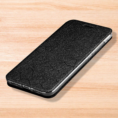 Xiaomi Mi Play 4G用手帳型 レザーケース スタンド カバー Xiaomi ブラック
