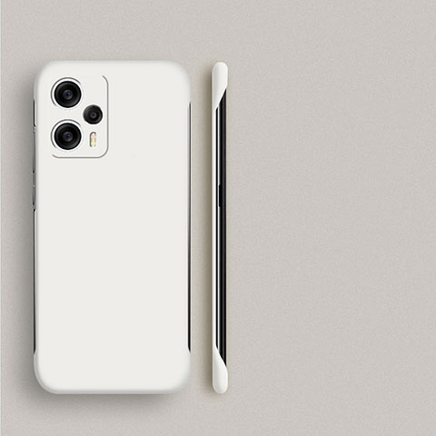 Xiaomi Poco F5 5G用ハードケース プラスチック 質感もマット フレームレス カバー P01 Xiaomi ホワイト