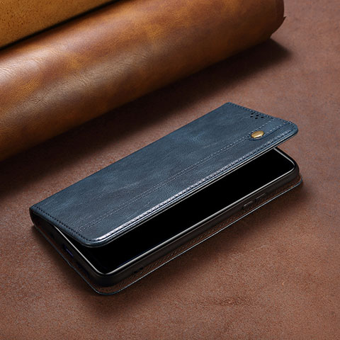 Xiaomi Poco F5 Pro 5G用手帳型 レザーケース スタンド カバー B02S Xiaomi ネイビー