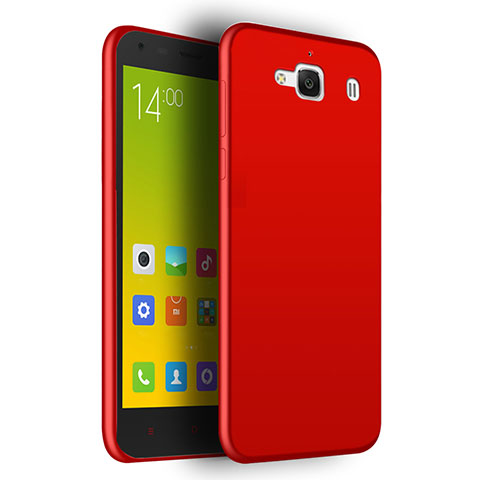 Xiaomi Redmi 2A用極薄ソフトケース シリコンケース 耐衝撃 全面保護 Xiaomi レッド