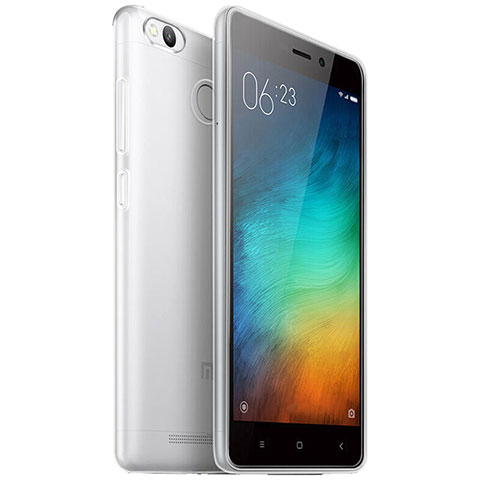 Xiaomi Redmi 3 High Edition用極薄ソフトケース シリコンケース 耐衝撃 全面保護 クリア透明 T04 Xiaomi クリア