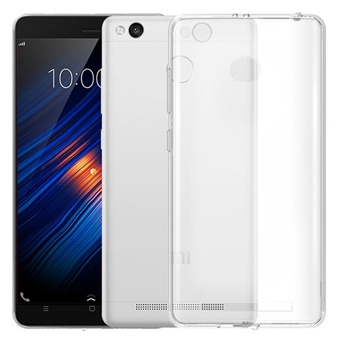 Xiaomi Redmi 3S用極薄ソフトケース シリコンケース 耐衝撃 全面保護 クリア透明 T05 Xiaomi クリア