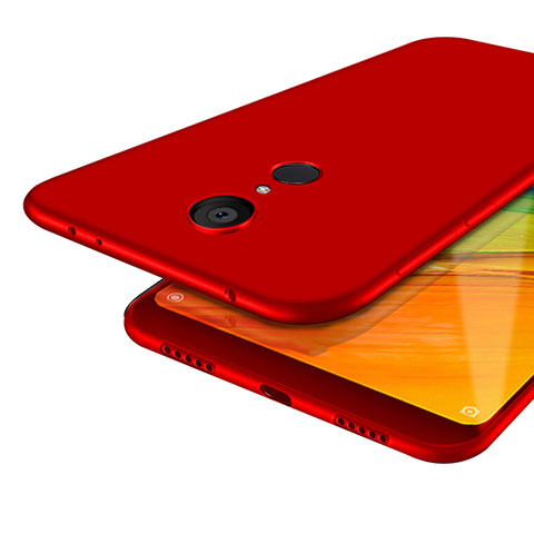 Xiaomi Redmi 5用極薄ソフトケース シリコンケース 耐衝撃 全面保護 S02 Xiaomi レッド
