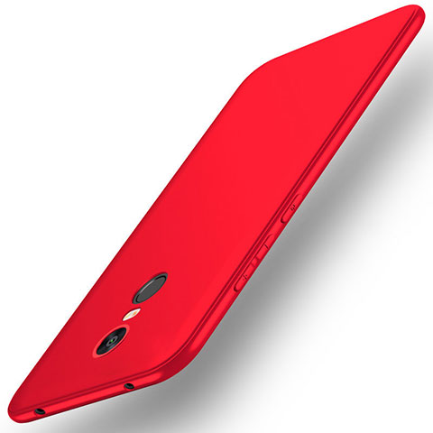 Xiaomi Redmi 5 Plus用極薄ソフトケース シリコンケース 耐衝撃 全面保護 S01 Xiaomi レッド