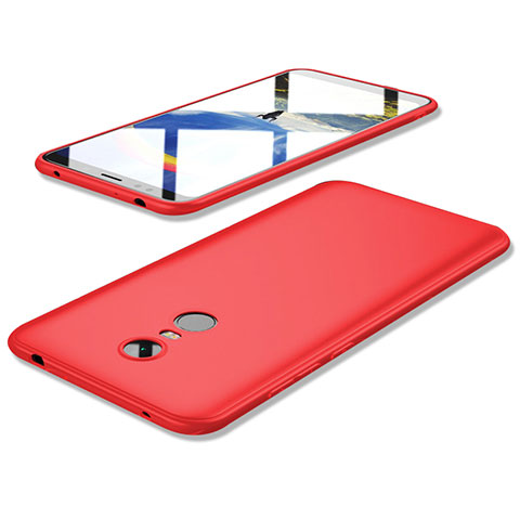 Xiaomi Redmi 5 Plus用極薄ソフトケース シリコンケース 耐衝撃 全面保護 S02 Xiaomi レッド