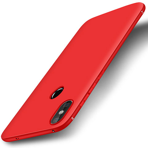 Xiaomi Redmi 6 Pro用極薄ソフトケース シリコンケース 耐衝撃 全面保護 S01 Xiaomi レッド