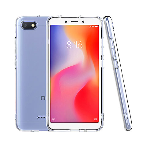 Xiaomi Redmi 6A用極薄ソフトケース シリコンケース 耐衝撃 全面保護 クリア透明 T03 Xiaomi クリア