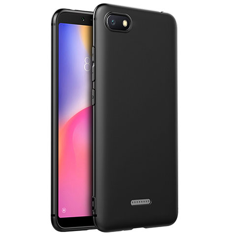 Xiaomi Redmi 6A用極薄ソフトケース シリコンケース 耐衝撃 全面保護 Xiaomi ブラック