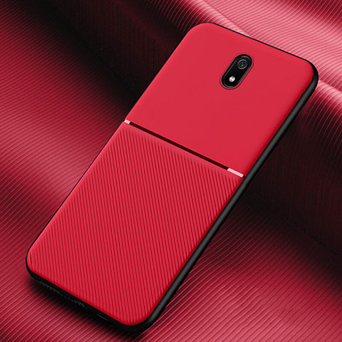Xiaomi Redmi 8A用360度 フルカバー極薄ソフトケース シリコンケース 耐衝撃 全面保護 バンパー S01 Xiaomi レッド