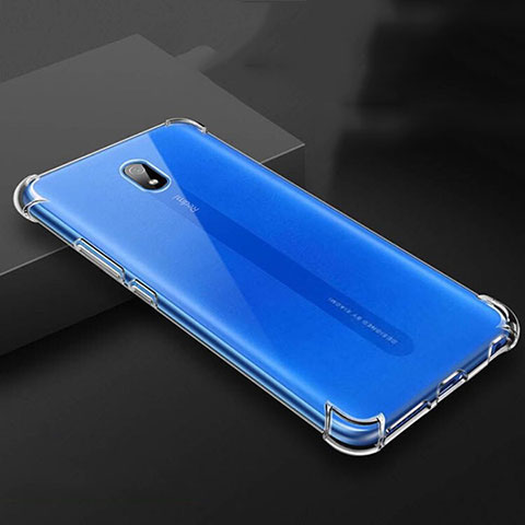 Xiaomi Redmi 8A用極薄ソフトケース シリコンケース 耐衝撃 全面保護 クリア透明 T06 Xiaomi クリア