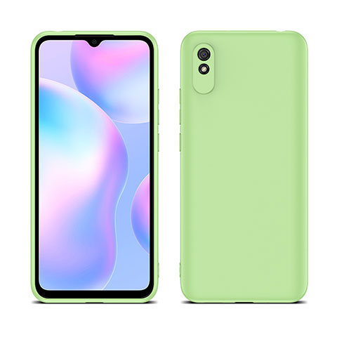 Xiaomi Redmi 9AT用360度 フルカバー極薄ソフトケース シリコンケース 耐衝撃 全面保護 バンパー C01 Xiaomi ライトグリーン