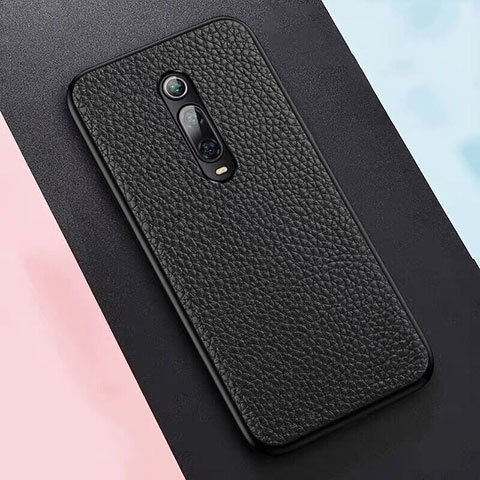 Xiaomi Redmi K20 Pro用ケース 高級感 手触り良いレザー柄 R05 Xiaomi ブラック