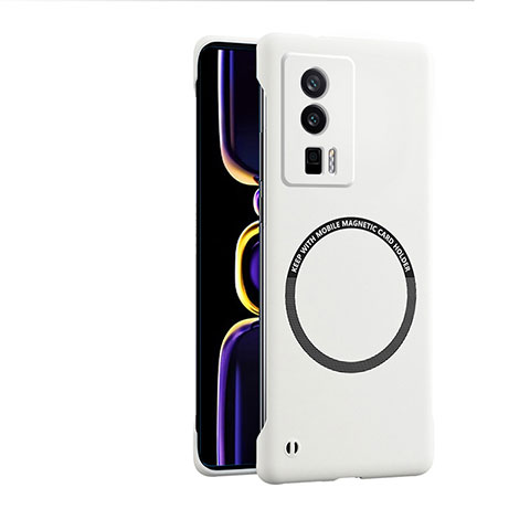 Xiaomi Redmi K60 Pro 5G用ハードケース プラスチック 質感もマット カバー Mag-Safe 磁気 Magnetic Xiaomi ホワイト
