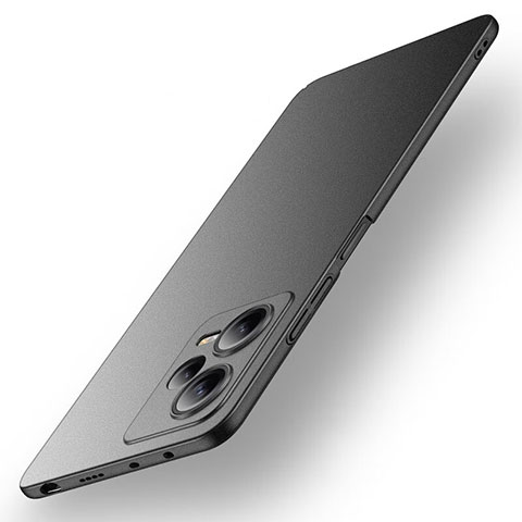 Xiaomi Redmi Note 12 Pro 5G用ハードケース プラスチック 質感もマット カバー Xiaomi ブラック