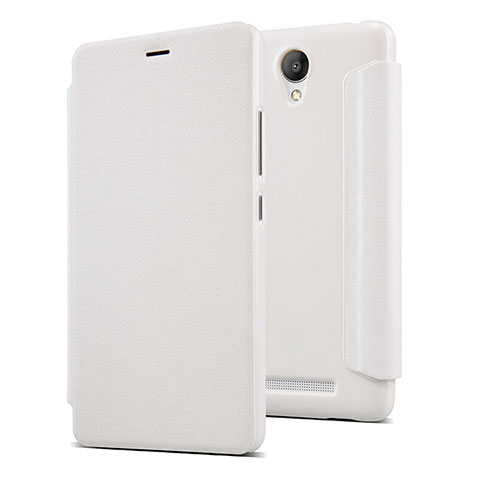 Xiaomi Redmi Note 2用手帳型 レザーケース スタンド Xiaomi ホワイト