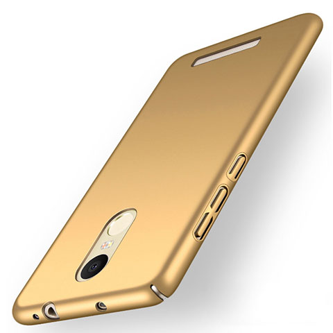 Xiaomi Redmi Note 3用ハードケース プラスチック 質感もマット M01 Xiaomi ゴールド