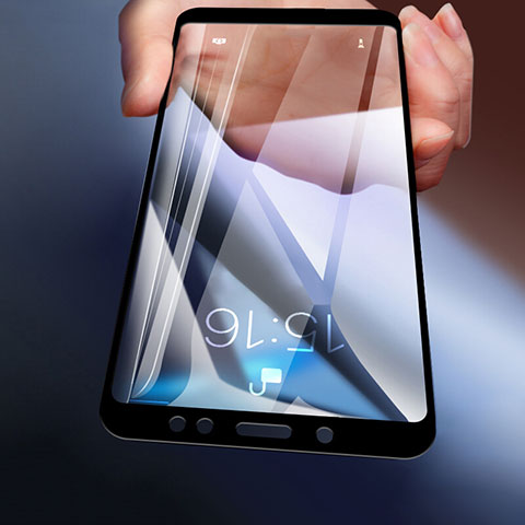 Xiaomi Redmi Note 5用強化ガラス フル液晶保護フィルム Xiaomi ブラック