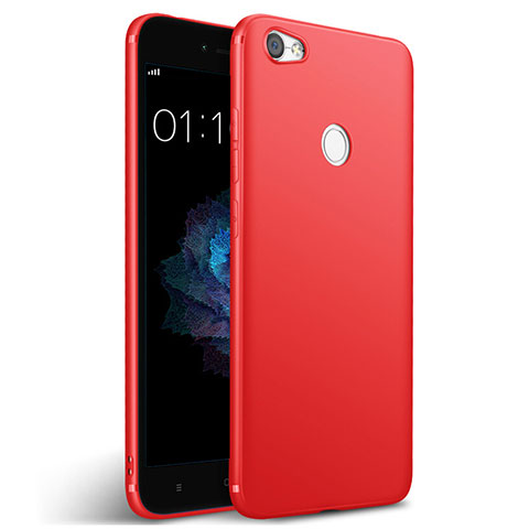 Xiaomi Redmi Note 5A High Edition用シリコンケース ソフトタッチラバー Xiaomi レッド