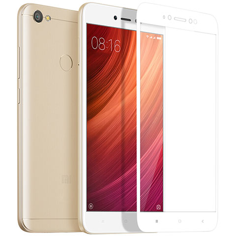 Xiaomi Redmi Note 5A Prime用強化ガラス フル液晶保護フィルム Xiaomi ホワイト