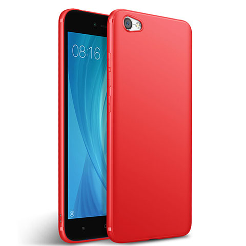 Xiaomi Redmi Note 5A Standard Edition用シリコンケース ソフトタッチラバー Xiaomi レッド