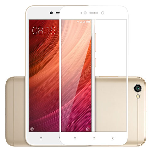 Xiaomi Redmi Note 5A Standard Edition用強化ガラス フル液晶保護フィルム Xiaomi ホワイト