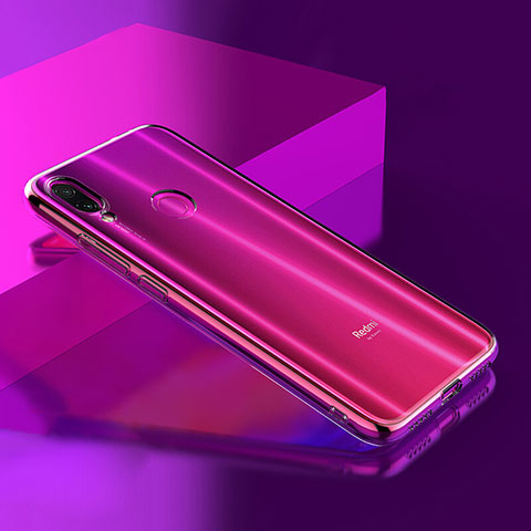 Xiaomi Redmi Note 7用極薄ソフトケース シリコンケース 耐衝撃 全面保護 クリア透明 T08 Xiaomi クリア