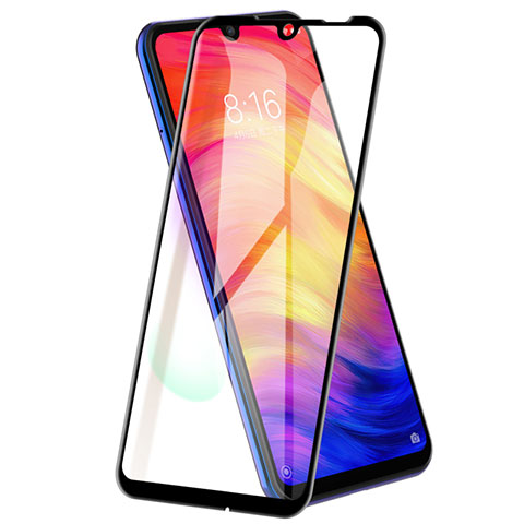 Xiaomi Redmi Note 7用強化ガラス フル液晶保護フィルム F02 Xiaomi ブラック