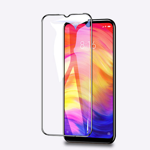 Xiaomi Redmi Note 7用強化ガラス フル液晶保護フィルム F04 Xiaomi ブラック