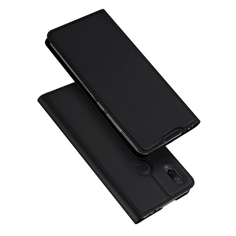 Xiaomi Redmi Note 7 Pro用手帳型 レザーケース スタンド カバー Xiaomi ブラック