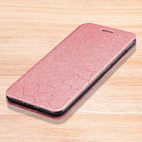 Xiaomi Redmi Note 7 Pro用手帳型 レザーケース スタンド カバー L01 Xiaomi ピンク