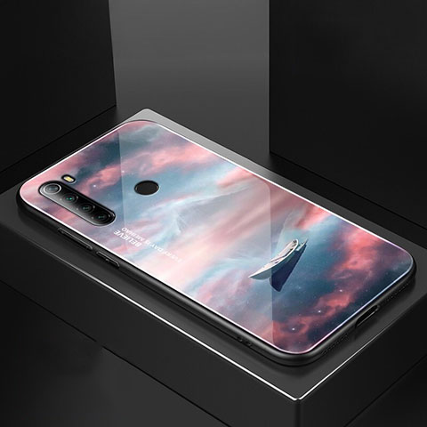 Xiaomi Redmi Note 8 (2021)用ハイブリットバンパーケース プラスチック 鏡面 カバー Xiaomi マルチカラー
